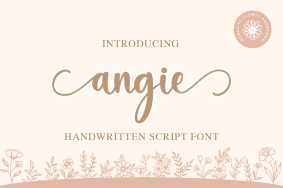 Angie: A Script Font That Dances with Charm