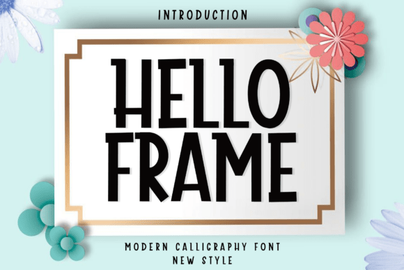 Autumnal Elegance: Working with the Hello Frame Typeface