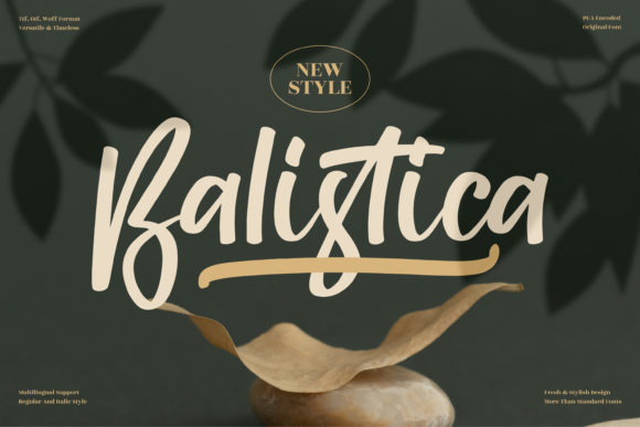 Balistica: The Elegant Script for Modern Designs