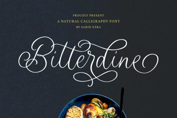 Bitterdine: A Modern Script for Authentic Design