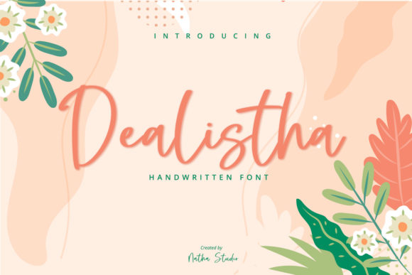 Dealistha: The Modern Script Font for Confident Branding