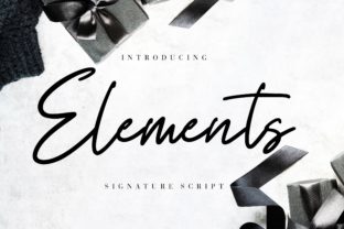 Exploring Elements: A Bold Script for Modern Branding