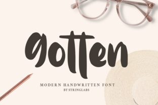 Gotten: Blending Authenticity with Elegance in Script Design