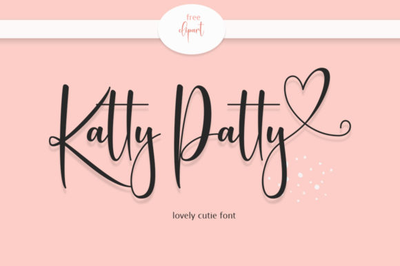 Katty Patty: The Delicate Script Font for Elegant Design