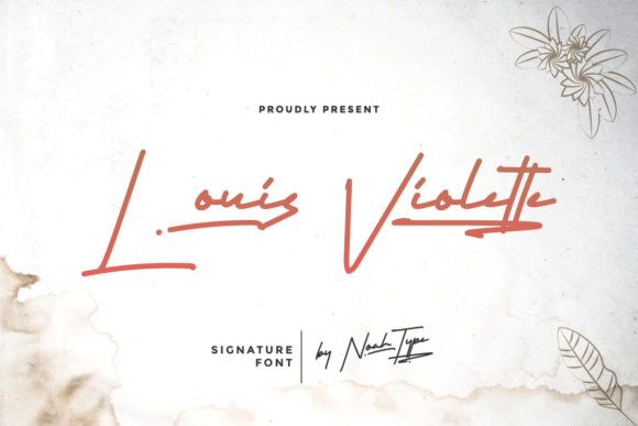Louis Violette: A Script Font of Refined Elegance