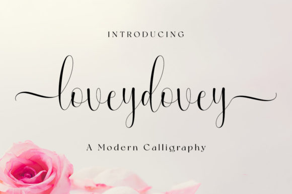 Loveydovey: A Script Font for Authentic, Personal Projects