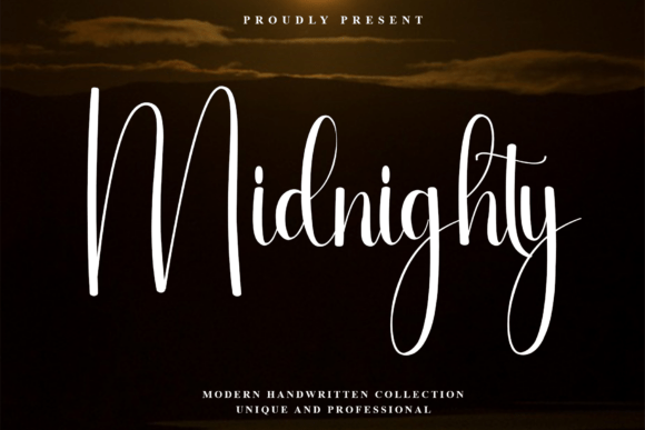 Midnighty: A Modern Handwritten Script for Authentic Branding