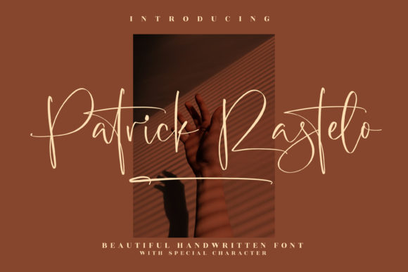 Patrick Rastelo: A Script Font for Elegant & Authentic Designs
