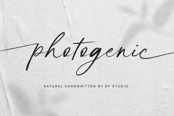 Photogenic: The Elegant Script for Modern Branding