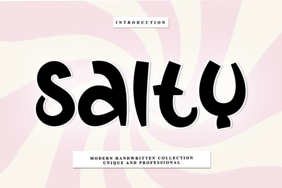 Salty: The Script Font with Artisan Soul