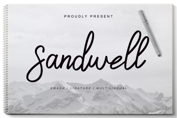 Sandwell: A Script Font with Natural Flow and Timeless Appeal