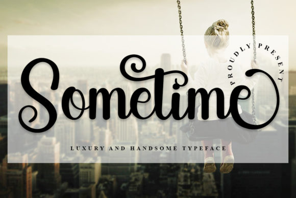 Sometime: A Modern Script Font for Elegant Branding