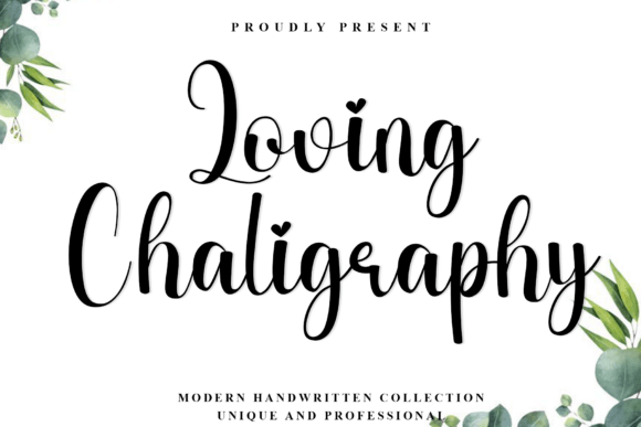 The Flowing Elegance of Loving Chaligraphy