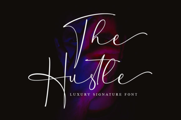 The Hustle: A Graceful Script for Modern Designers