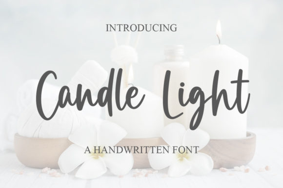 The Warmth of Candle Light: A Script Font for Elegant Design