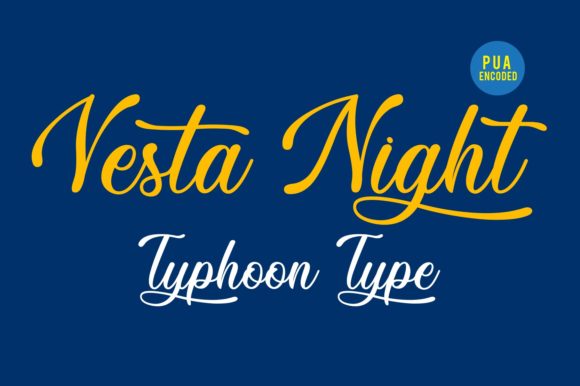 Vesta Night: A Script Font That Balances Beauty with Usability