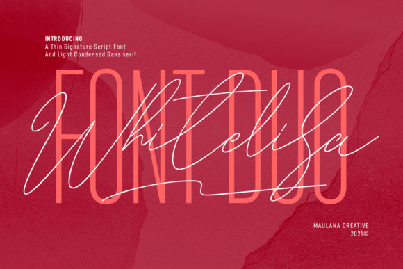 Whitelisa: A Duo Font for Friendly Branding