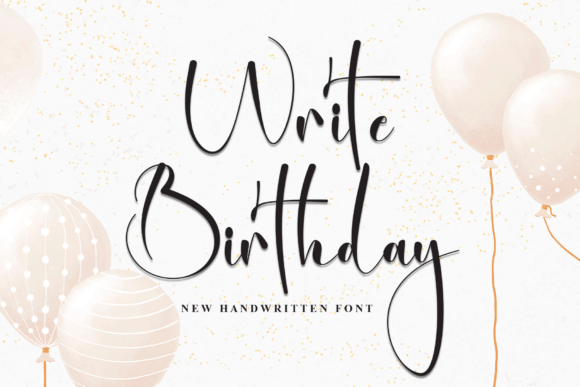Write Birthday: Capturing Celebration in Every Letterform